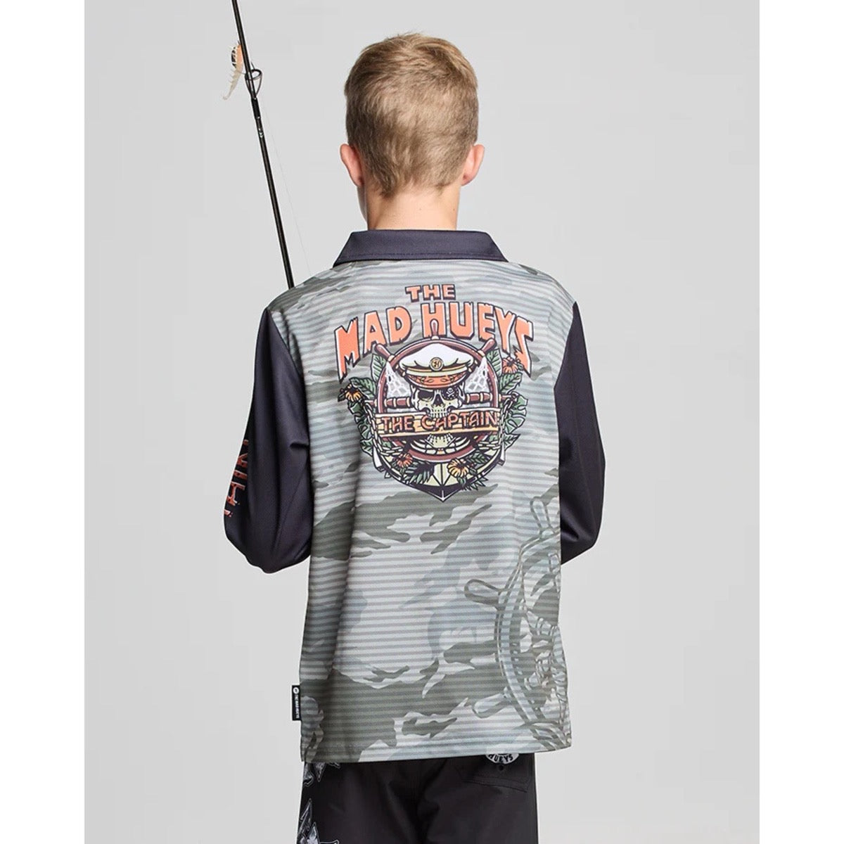 Mad Hueys THE ISLAND CAPTAIN YOUTH UPF 50+ FISHING JERSEY