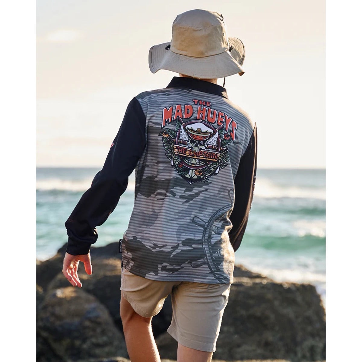 Mad Hueys THE ISLAND CAPTAIN YOUTH UPF 50+ FISHING JERSEY