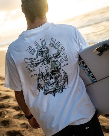 Mad Hueys Rope Skull Anchor SS Tee