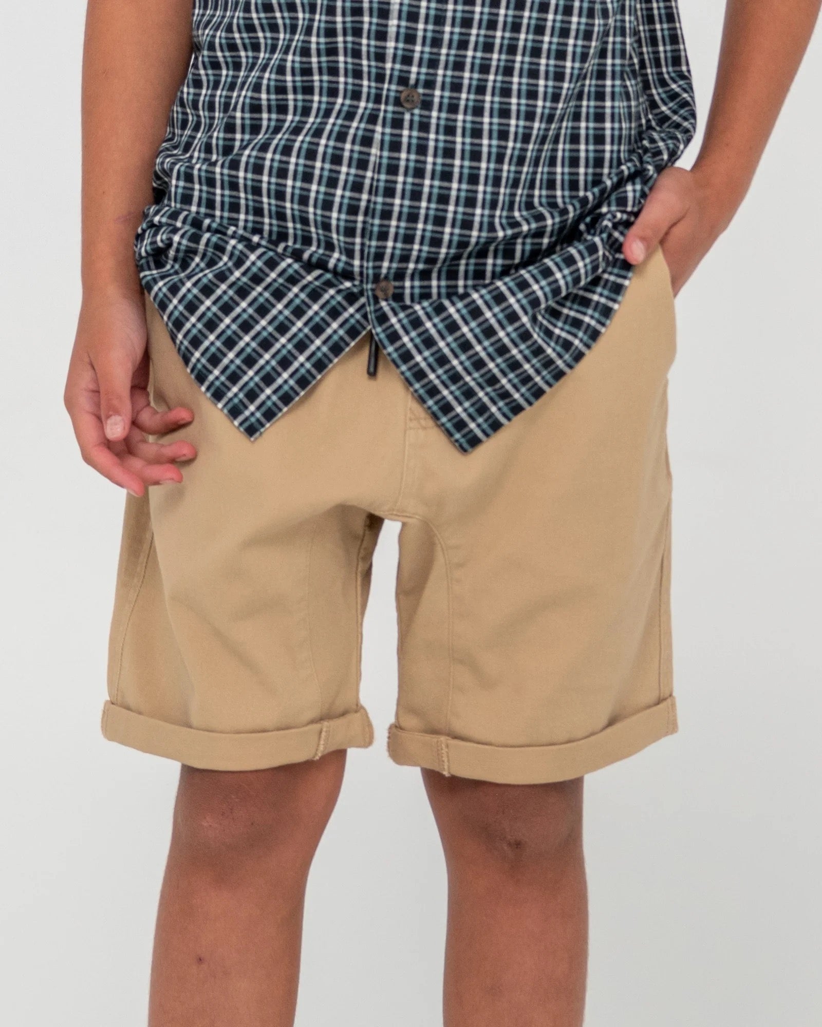 Rusty HOOKED ON 18 ELASTIC SHORT BOYS