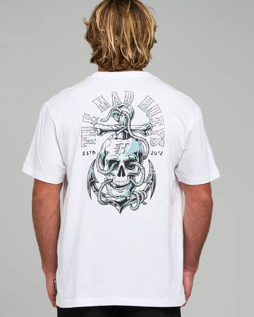 Mad Hueys Rope Skull Anchor SS Tee