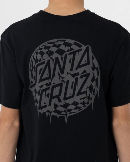 Santa Cruz CHECK WASTE DOT MONO REFLECT SS TEE