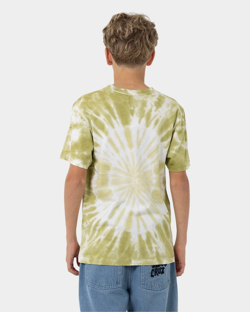 Santa Cruz CHECK WASTE DOT MONO FRONT SHORT SLEEVE