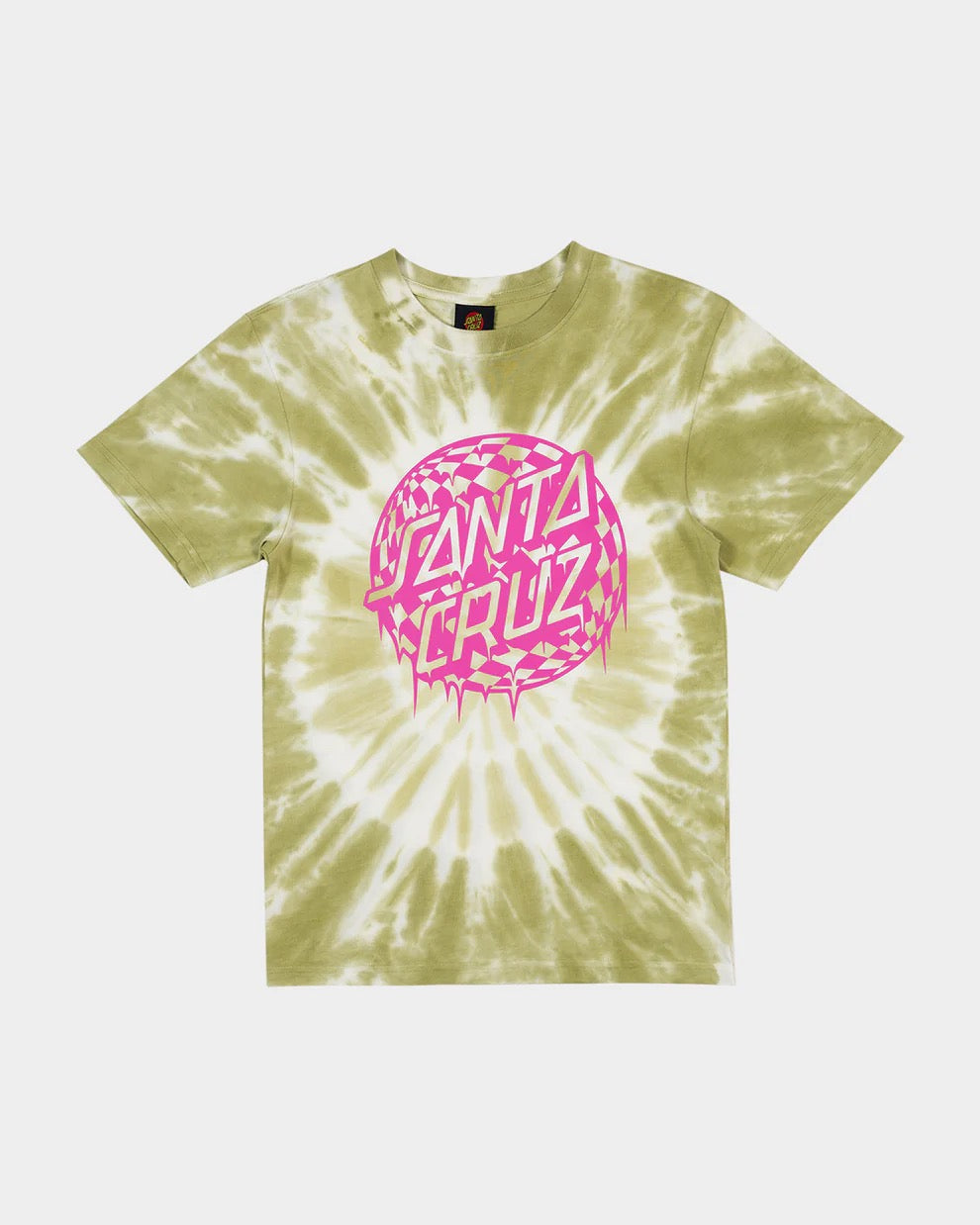 Santa Cruz CHECK WASTE DOT MONO FRONT SHORT SLEEVE