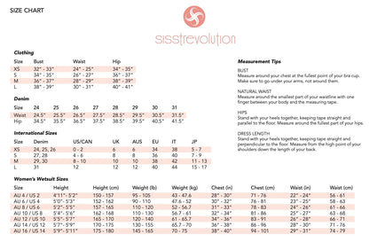 Sisstrevolution SUMMER SEAS LS CHEEKY