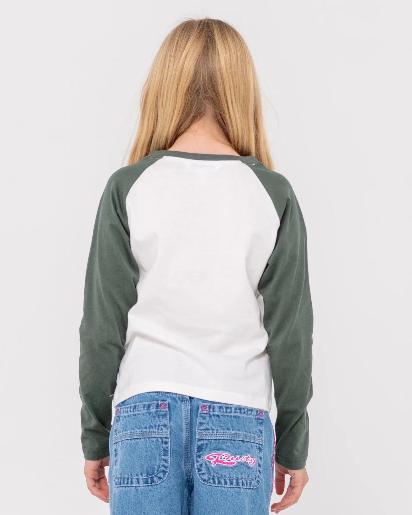 Rusty HERITAGE LONG SLEEVE TEE GIRLS