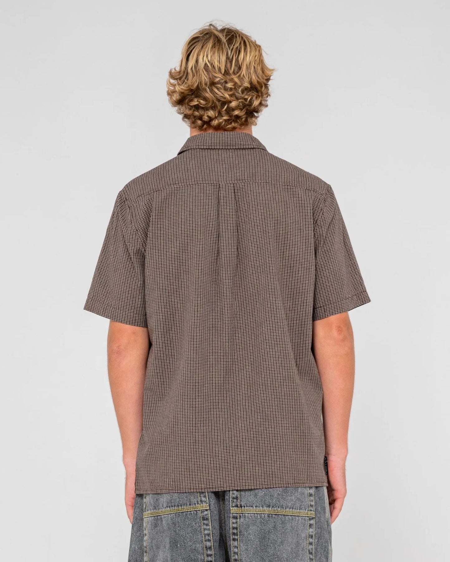 Rusty  DATSUN CHECK SHORT SLEEVE SHIRT