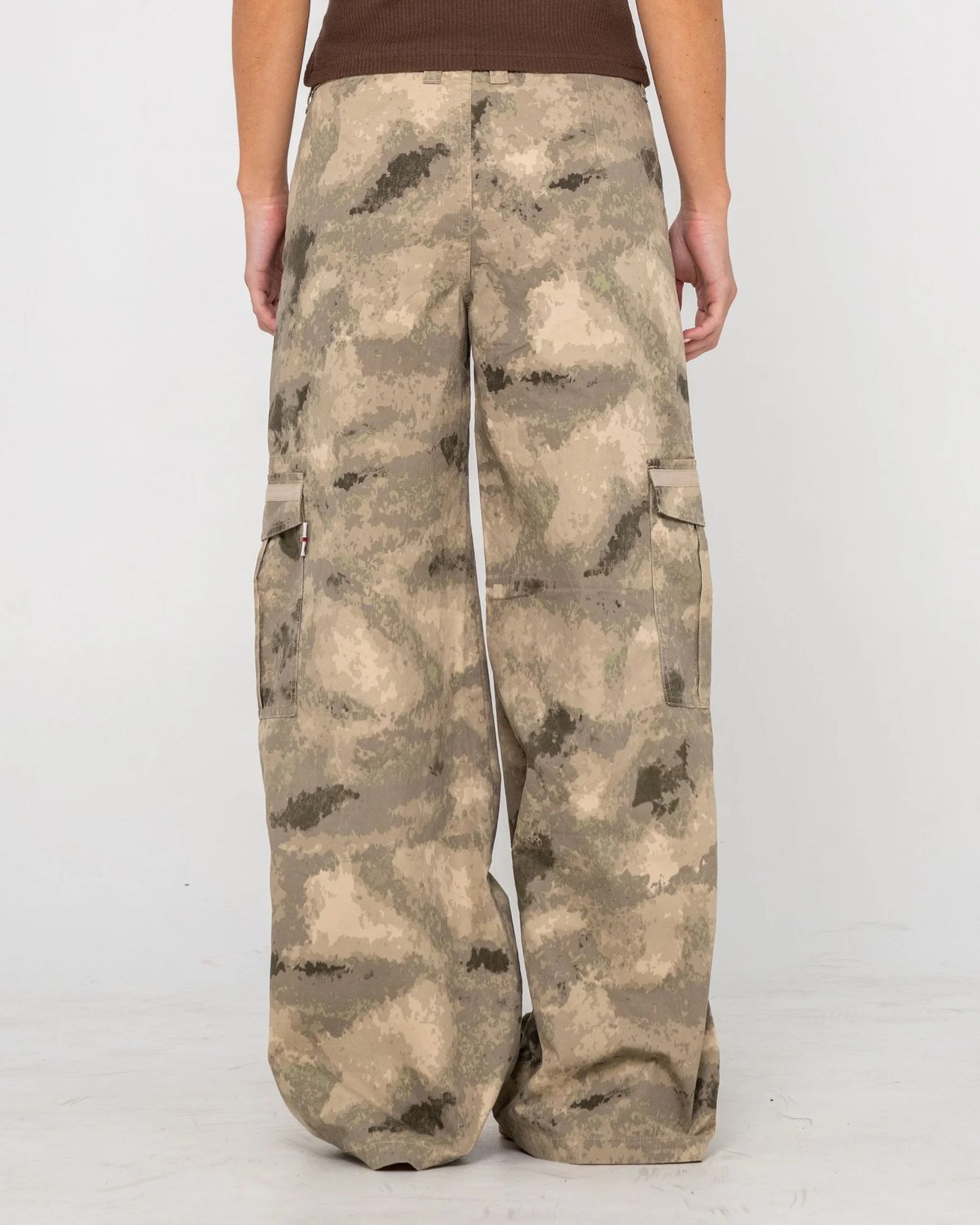 Rusty Camoozy Low Rise Cargo Pant