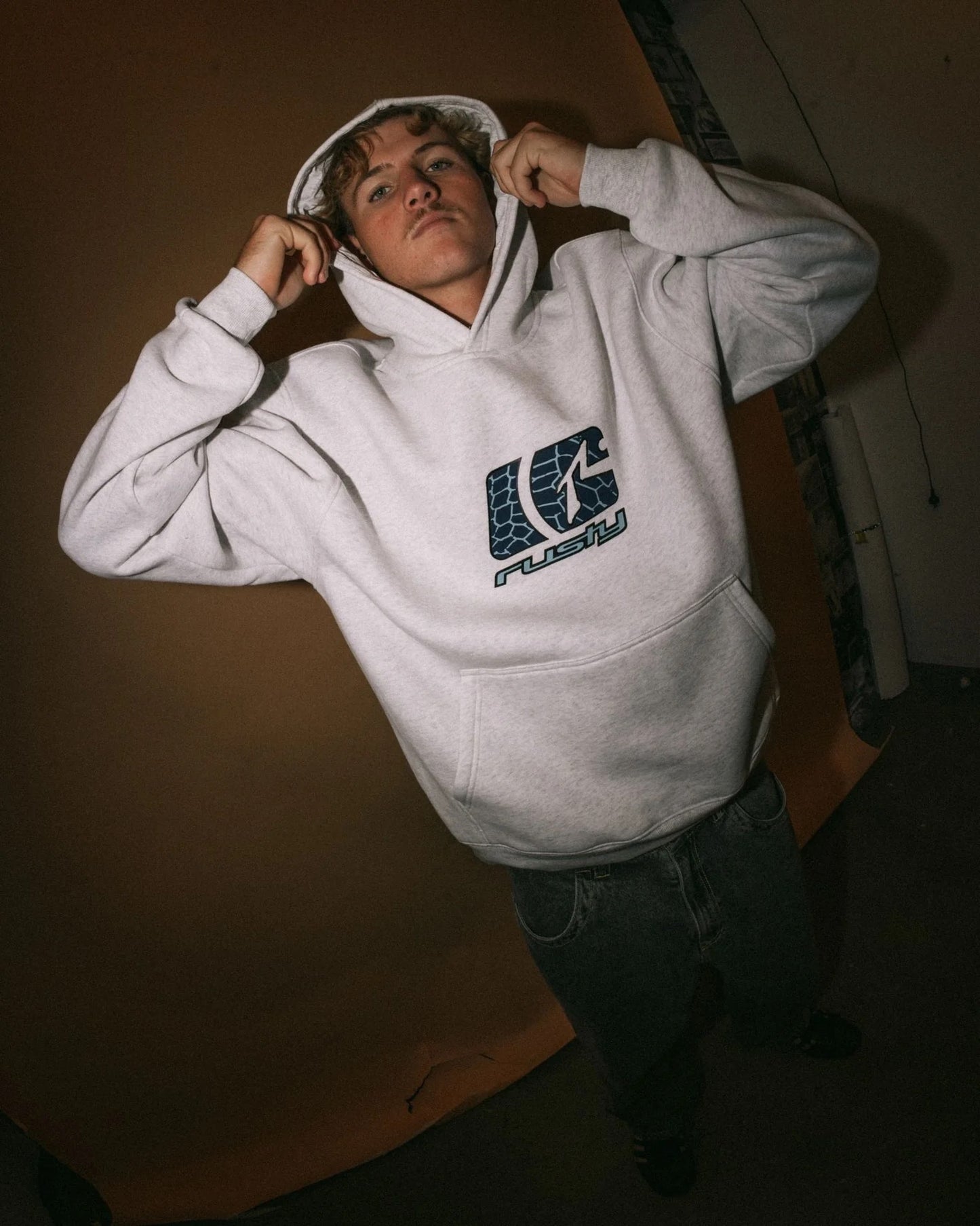Rusty Predator Hooded Fleece