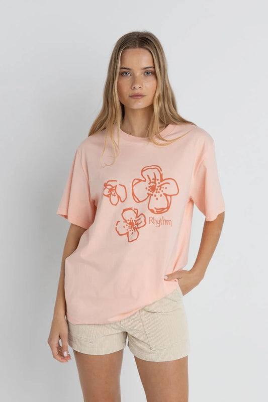 Rhythm PARADISE FLORAL OVERSIZED T-SHIRT