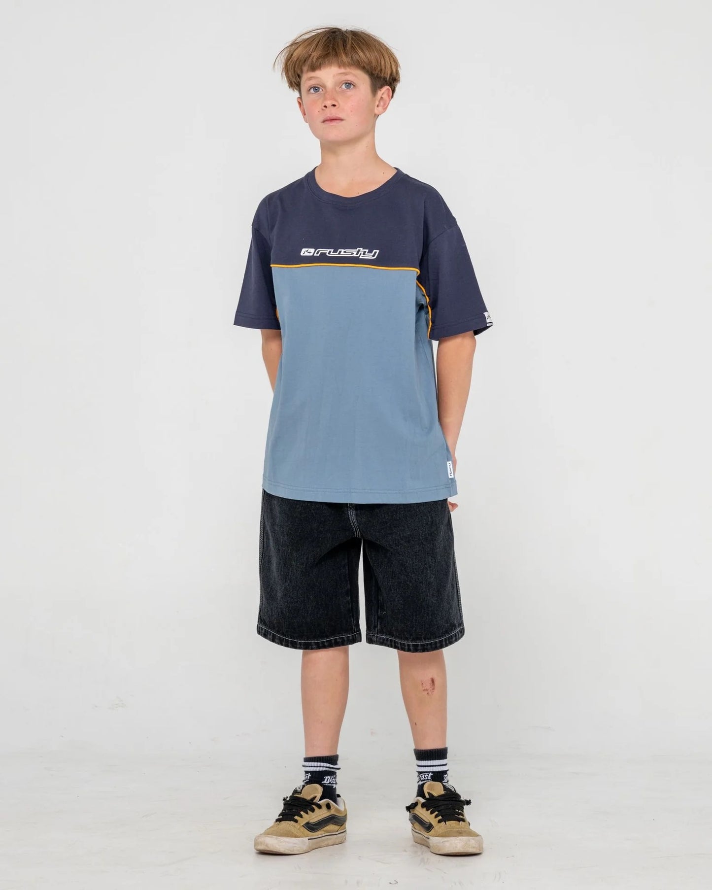 Rusty Infinity Short Sleeve Tee Boys