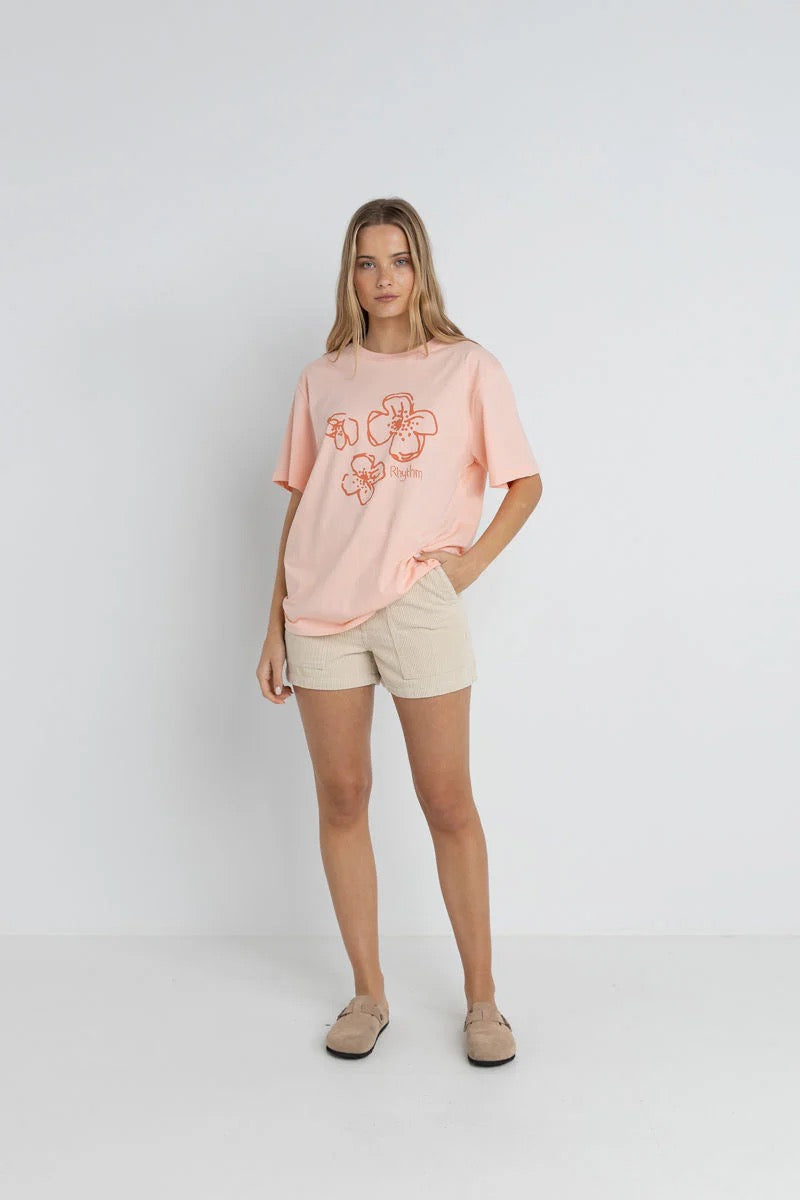Rhythm PARADISE FLORAL OVERSIZED T-SHIRT