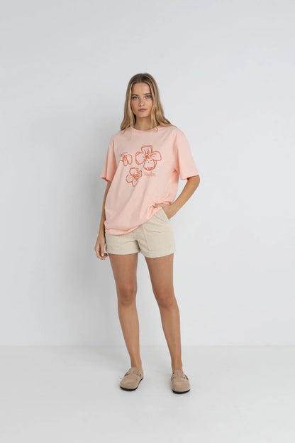 Rhythm PARADISE FLORAL OVERSIZED T-SHIRT