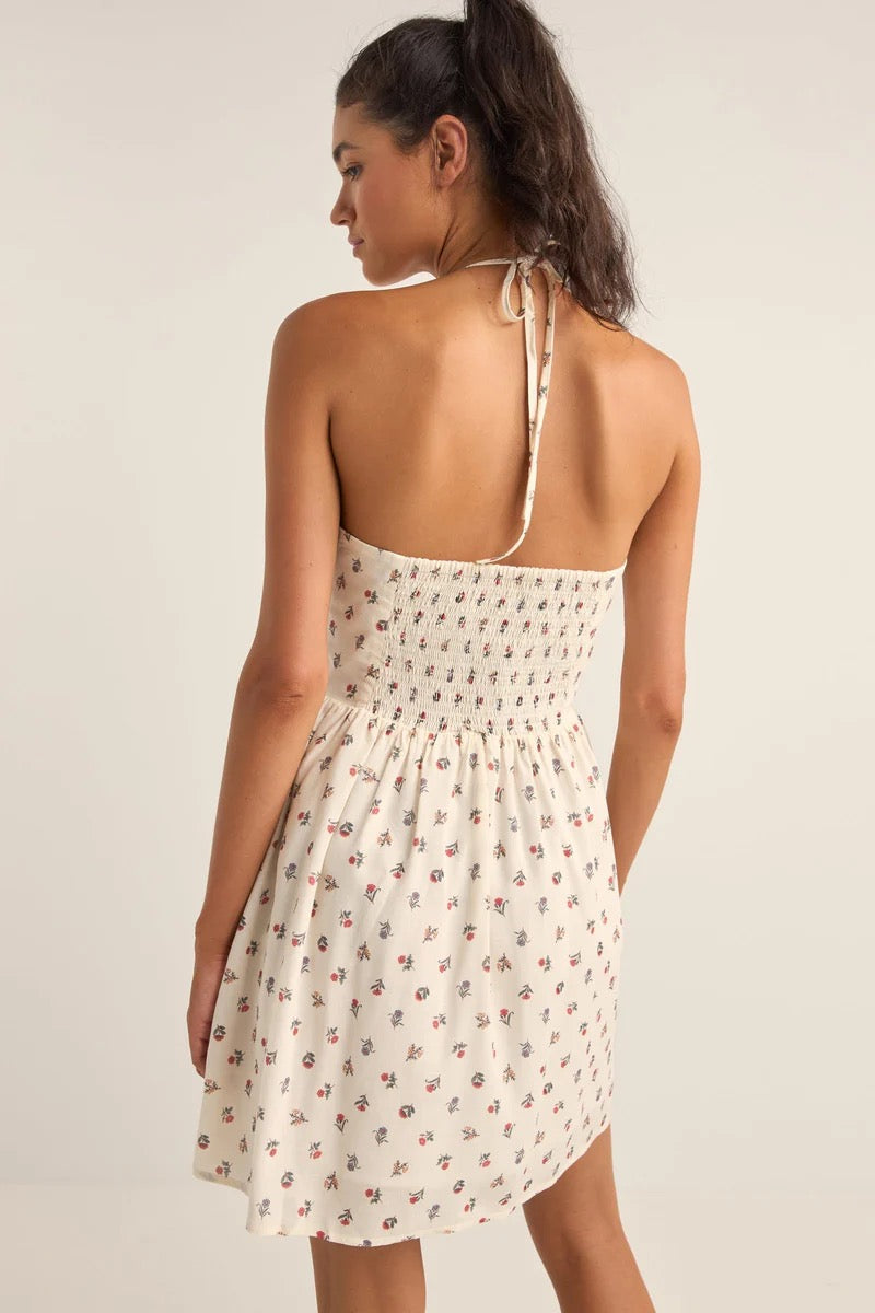 Rhythm HARPER HALTER MINI DRESS - Red Floral