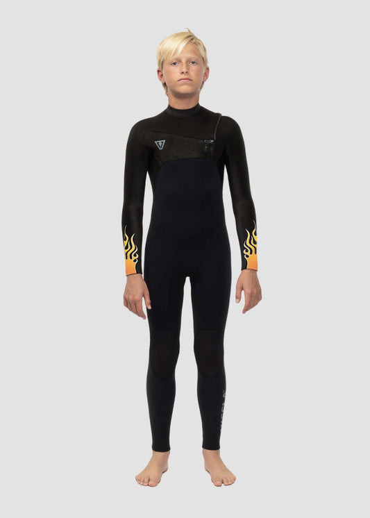 Vissla HIGH SEAS BOYS FIRE 3-2 FULL CHEST ZIP