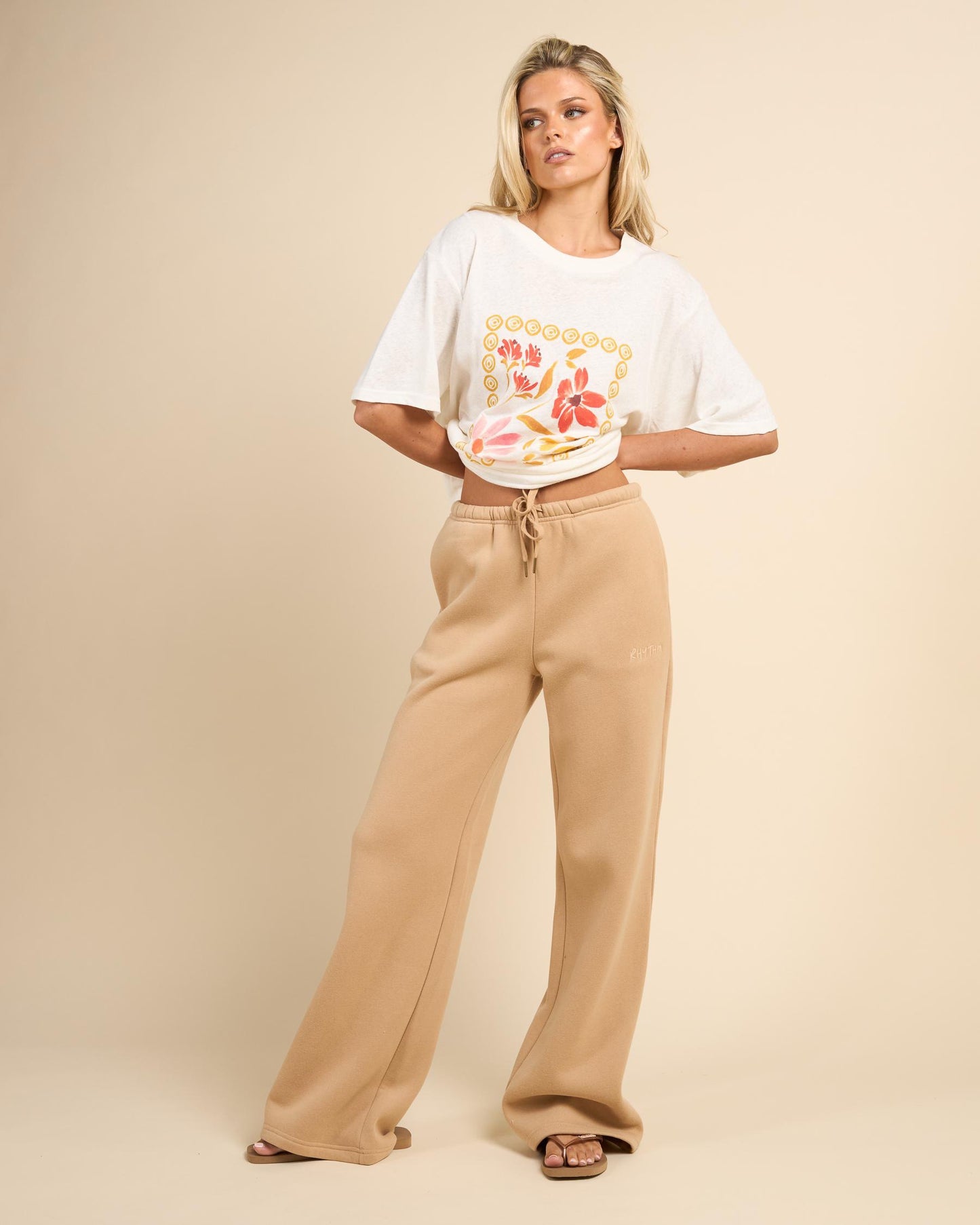 Rhythm SHELLY WIDE LEG LEISURE PANT