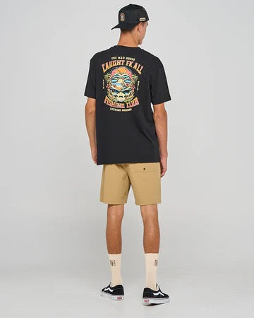 Mad Hueys CAUGHT FK ALL SKULL SS TEE