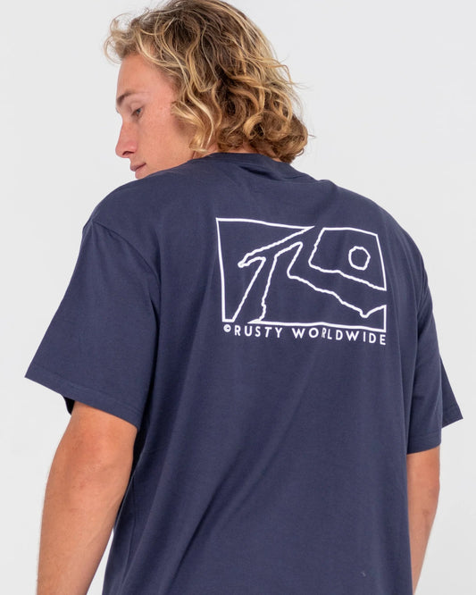 Rusty BOXED OUT SHORT SLEEVE TEE