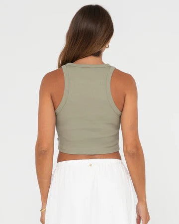 Rusty CONTRAST RACER TANK
