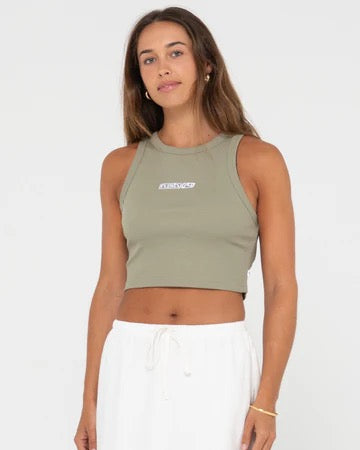 Rusty CONTRAST RACER TANK