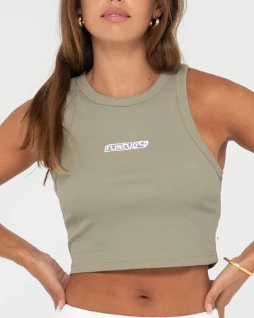 Rusty CONTRAST RACER TANK