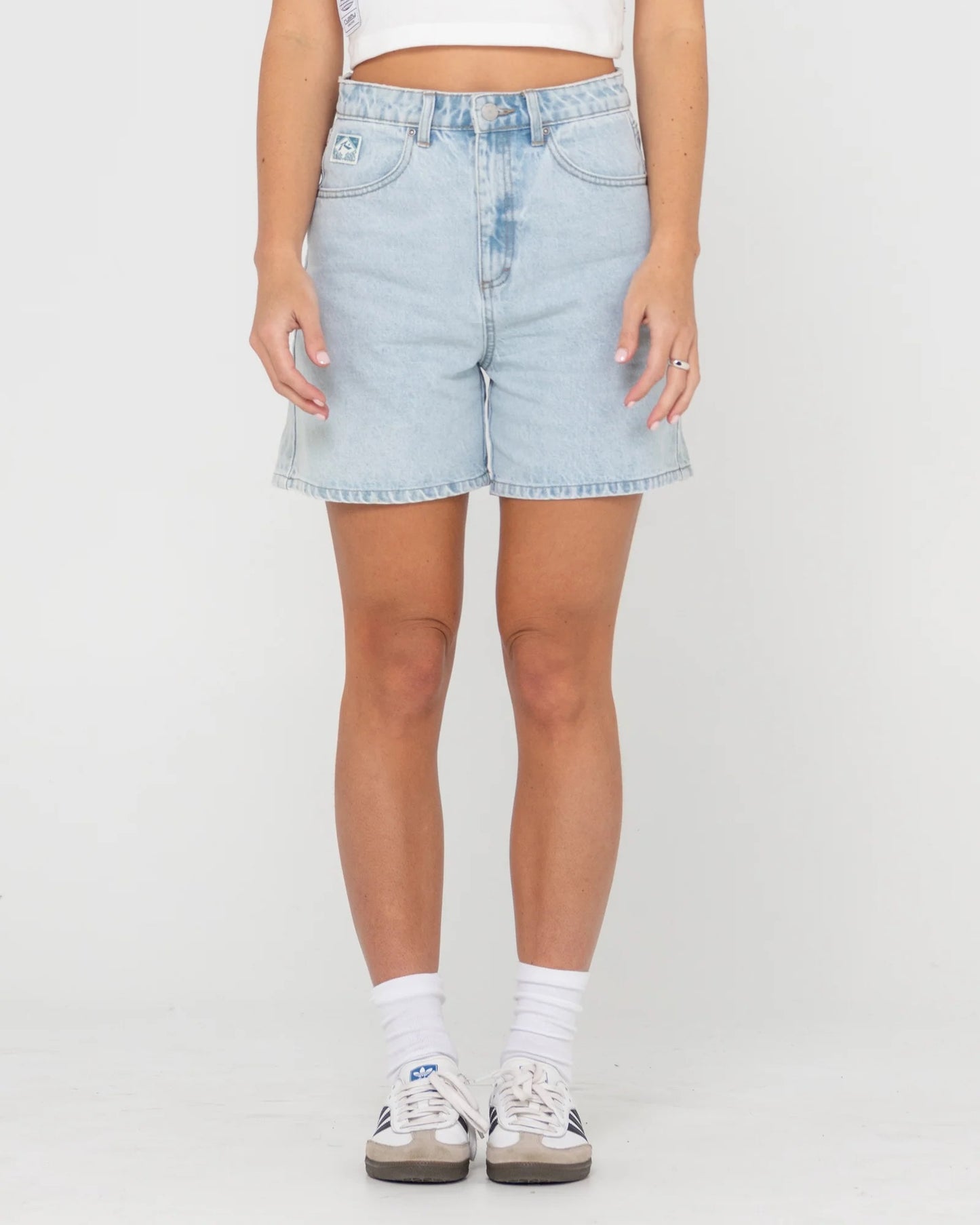 Rusty CYPRUS HIGH DENIM SHORT