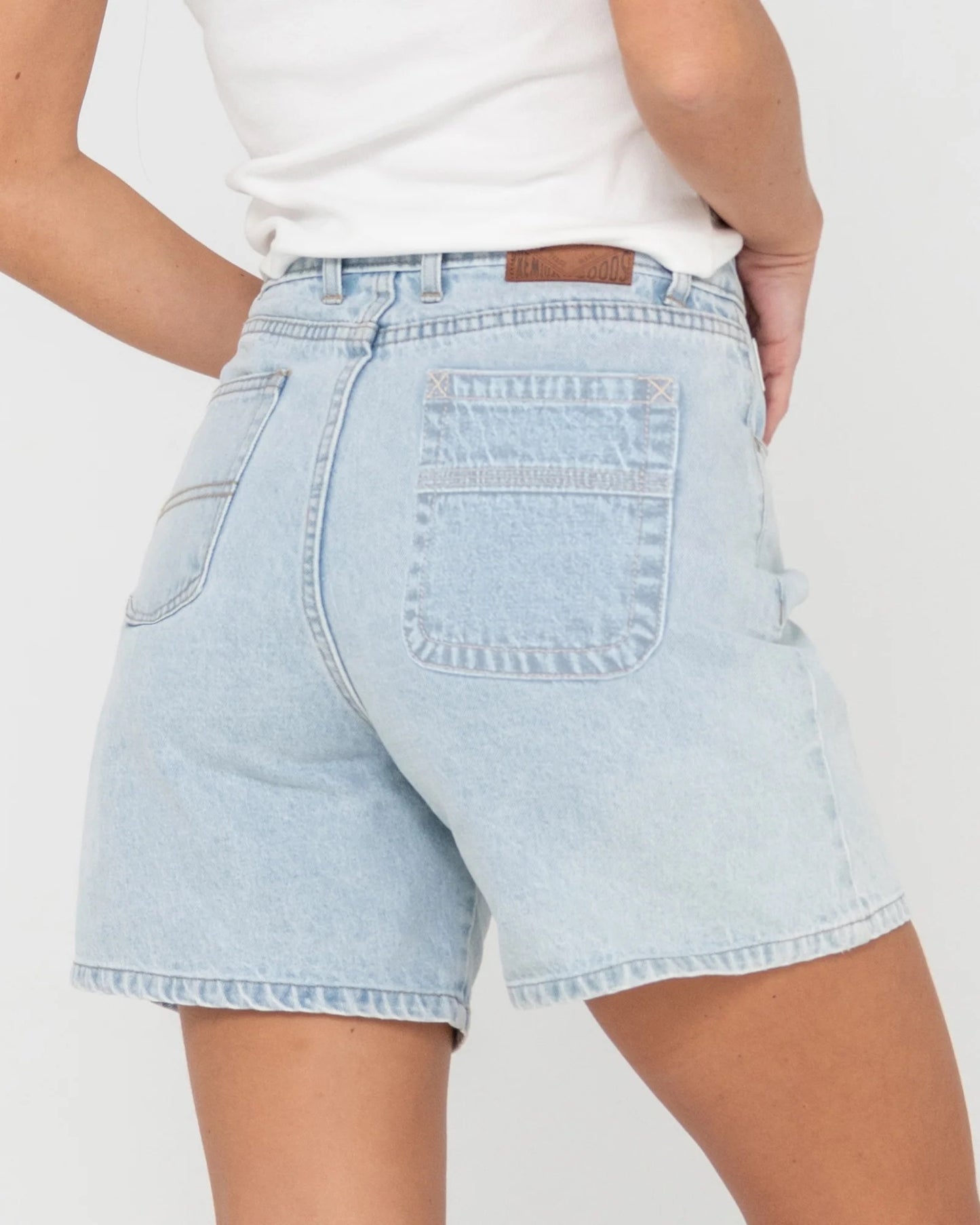 Rusty CYPRUS HIGH DENIM SHORT