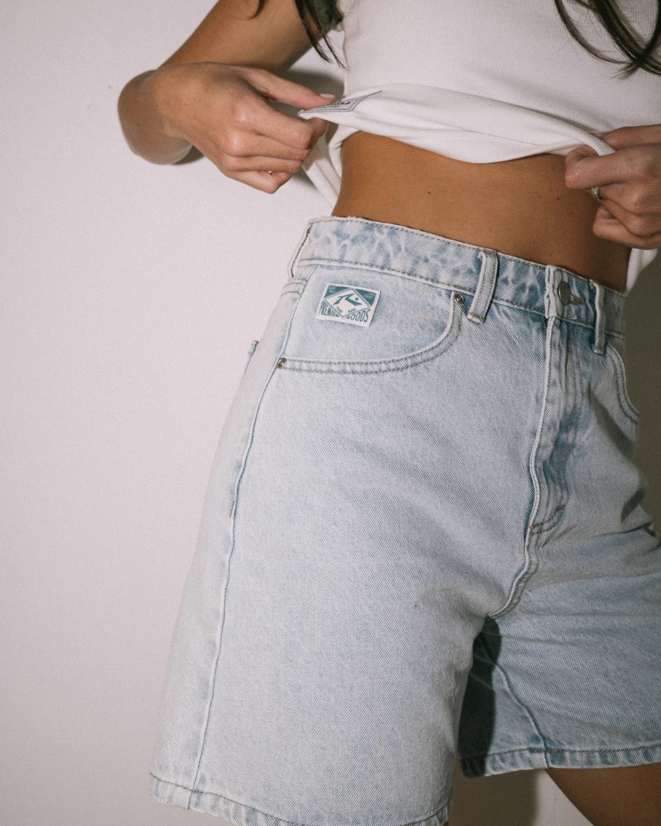 Rusty CYPRUS HIGH DENIM SHORT