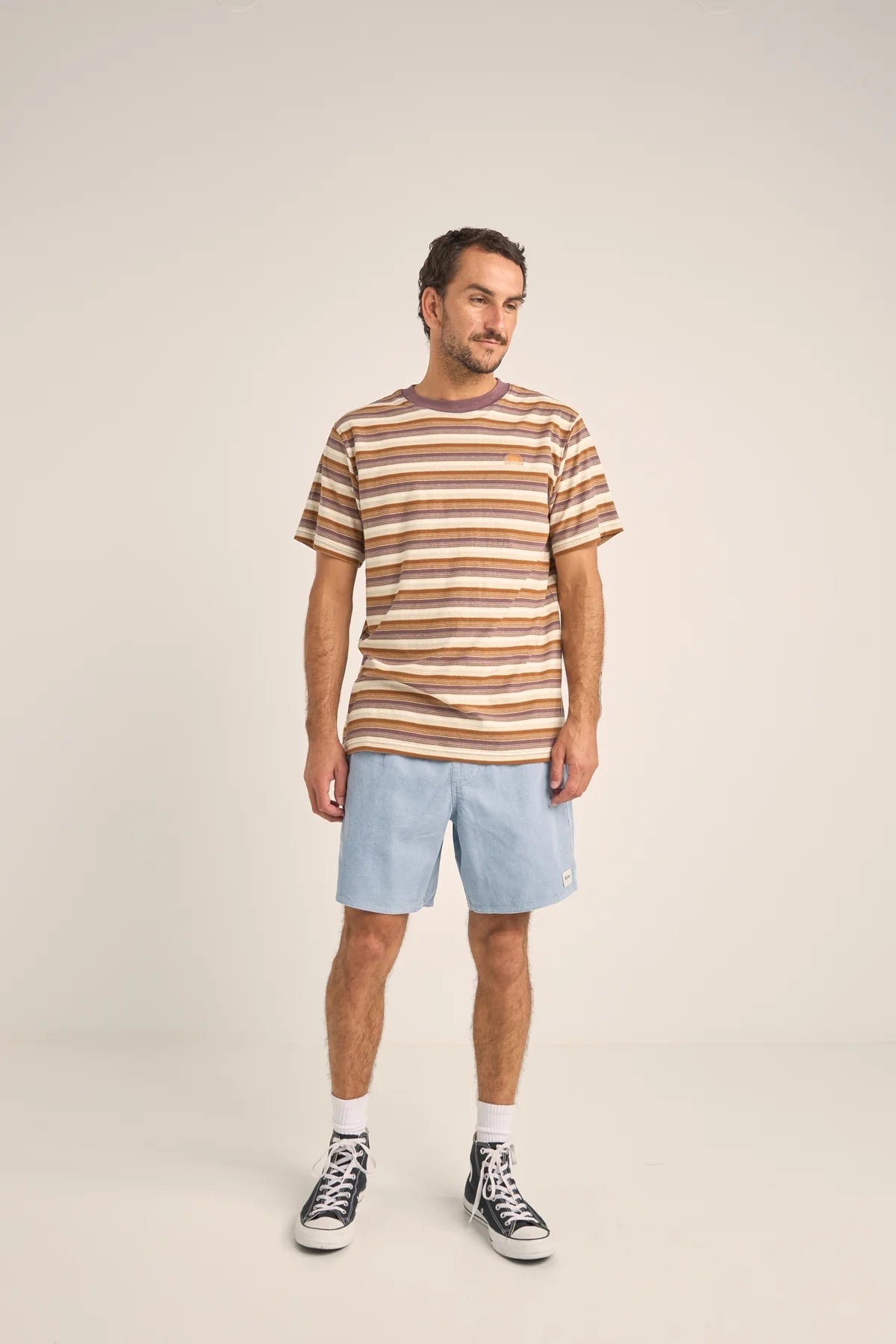 Rhythm VINTAGE STRIPE SS T-SHIRT