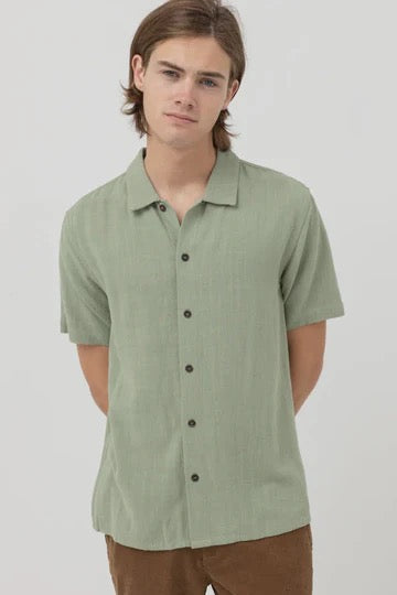 Rhythm TEXTURED LINEN SS SHIRT