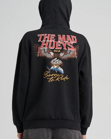 Mad Hueys Born To Hueys Womens Hooded Pullover