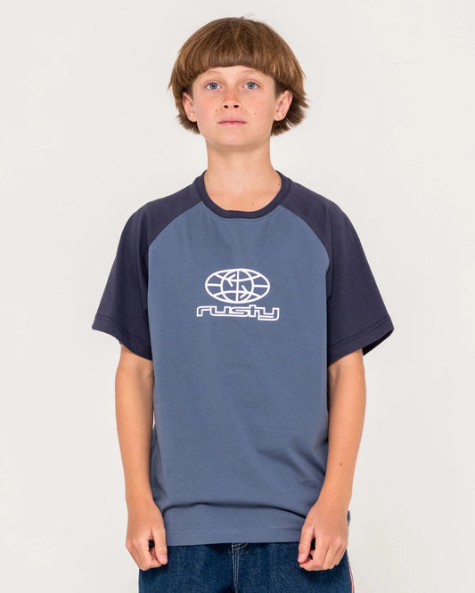 Rusty WAGWAN RAGLAN SHORT SLEEVE TEE BOYS