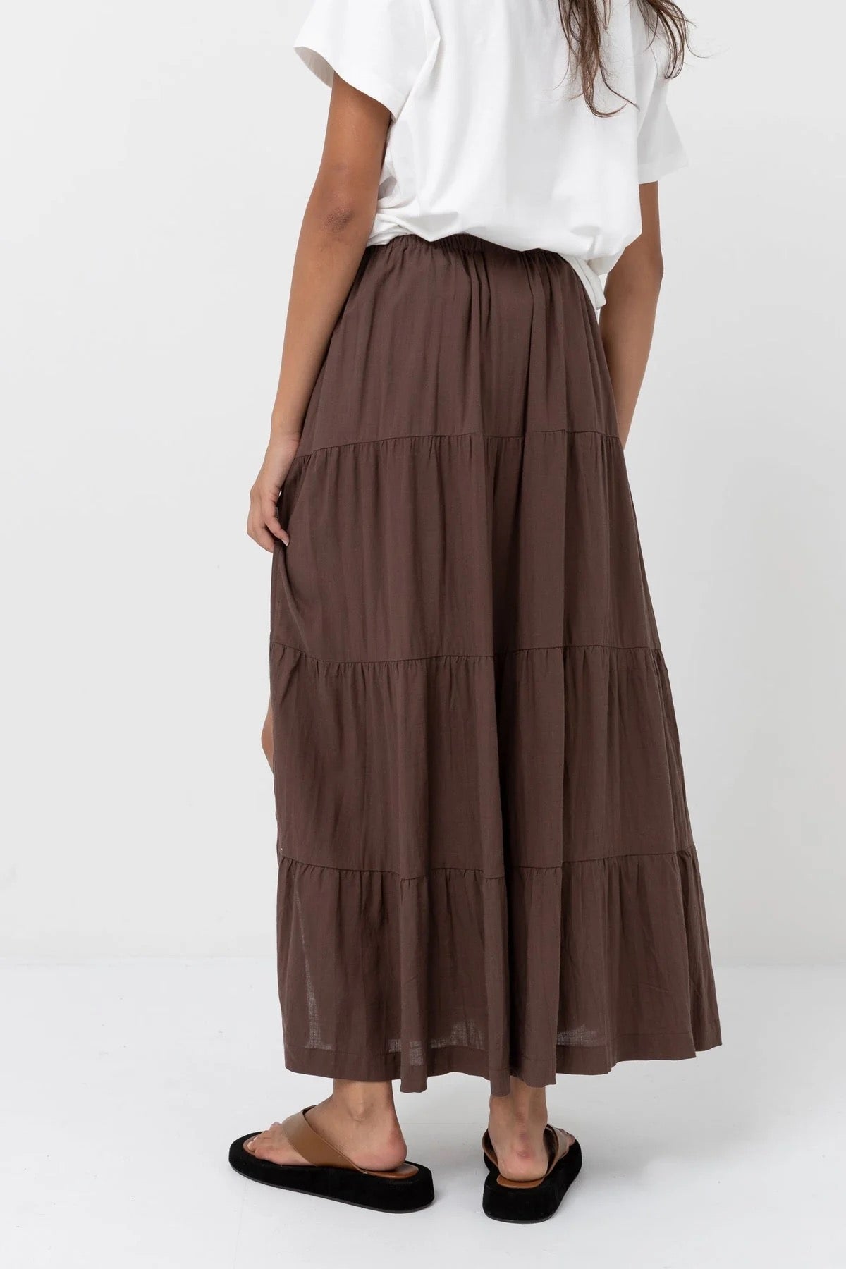 Rhythm CLASSIC TIERED MAXI SKIRT