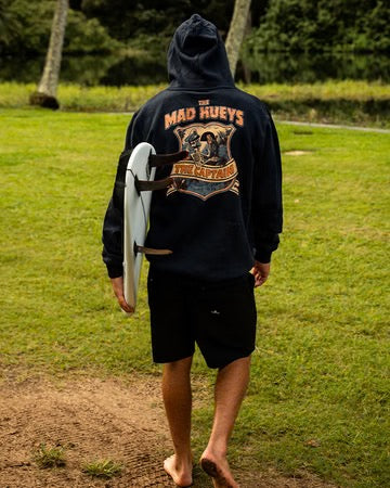 Mad Hueys Captain Two Faced Hooded Pullover