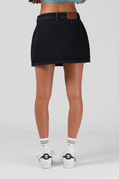 RPM Denim Mini Skirt