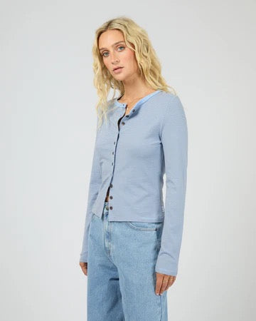 All About Eve Sami Stripe LS Top