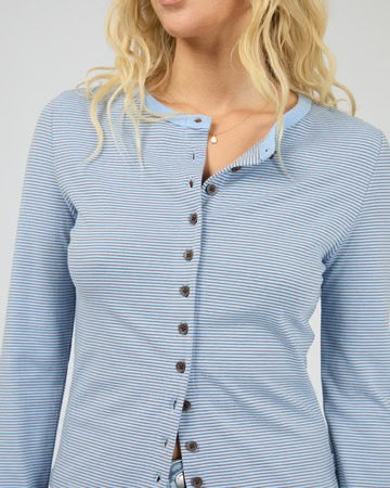 All About Eve Sami Stripe LS Top