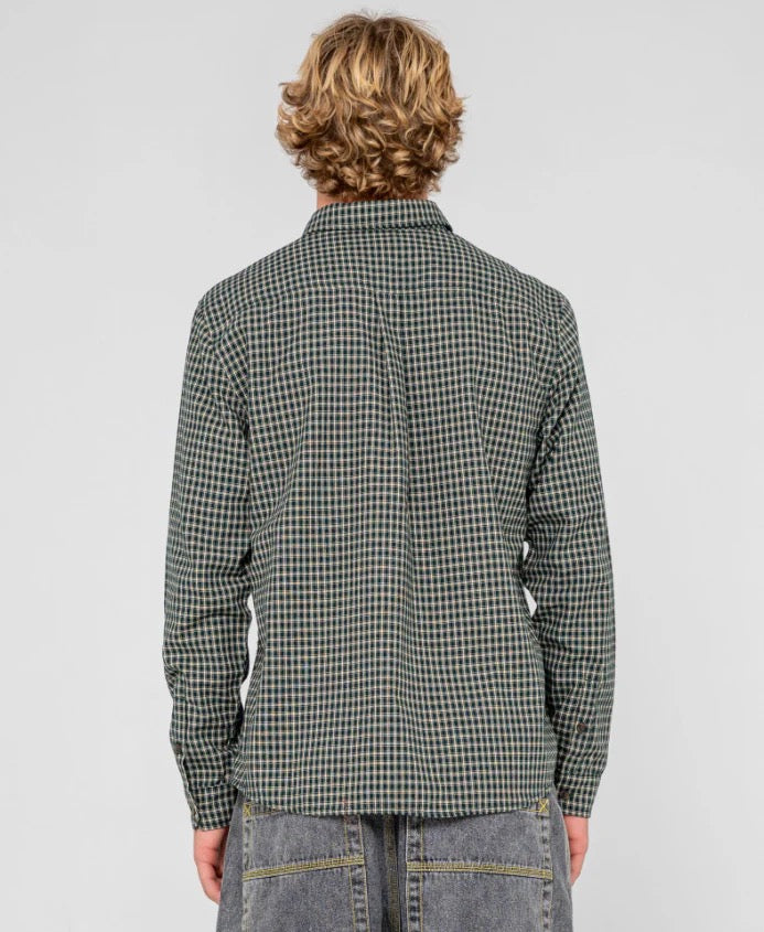 Rusty Datsun Check Long Sleeve Shirt