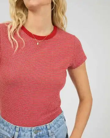 All About Eve Sami Stripe Tee