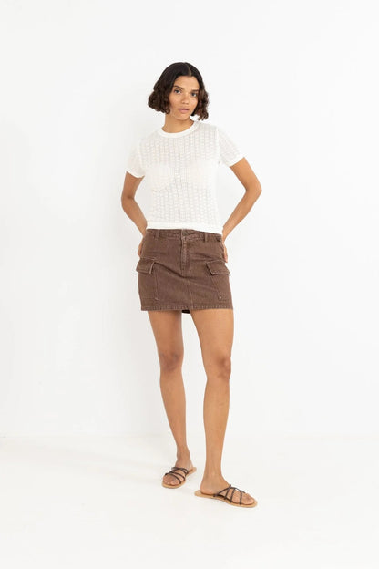 OJAI POINTELLE KNIT TOP