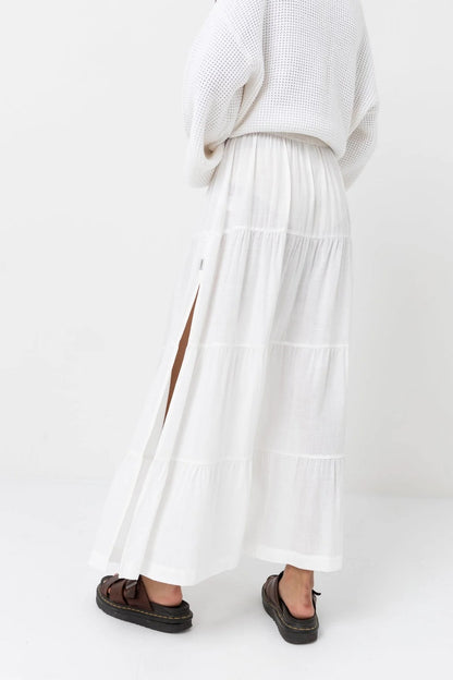 Rhythm CLASSIC TIERED MAXI SKIRT