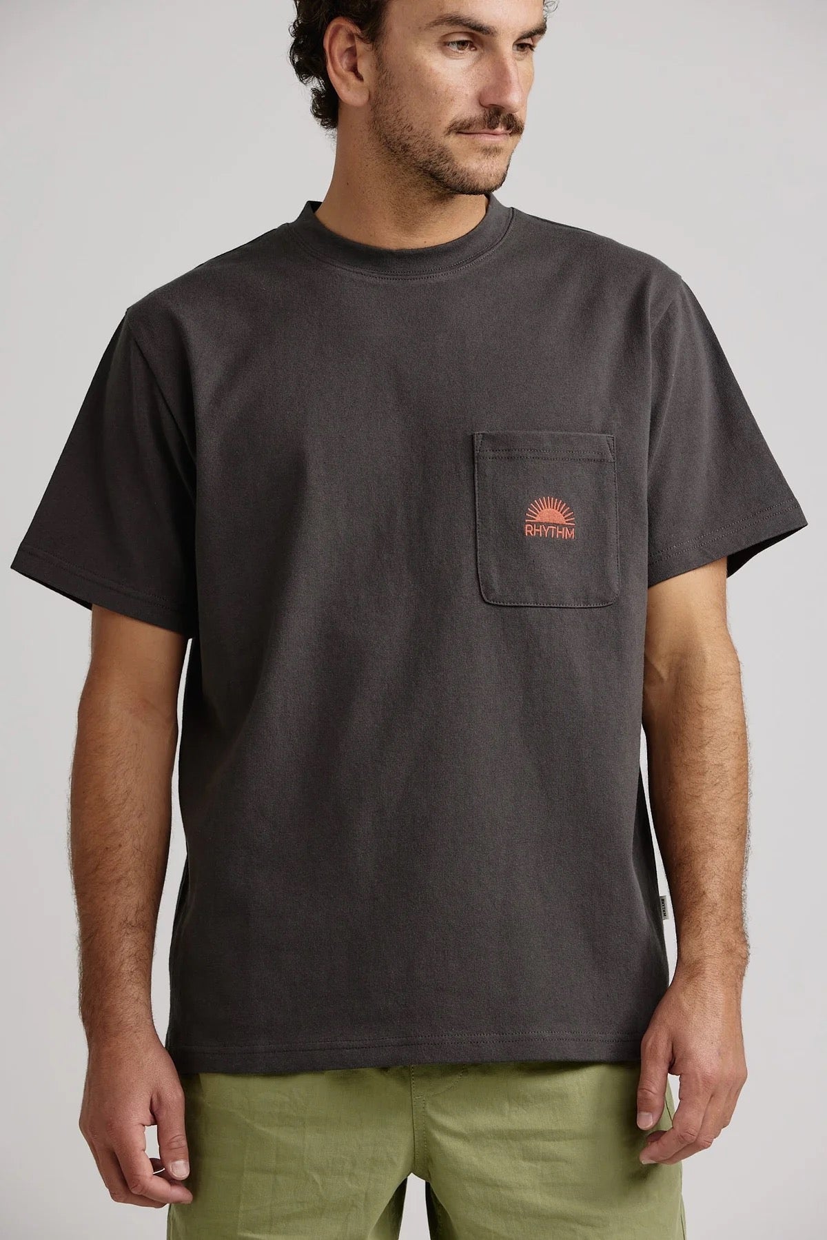 Rhythm HEAVY VINTAGE POCKET EMBLEM SS T-SHIRT