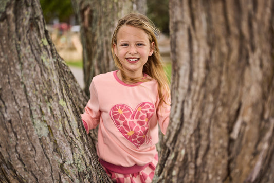 Radicool Floral Heart Crew