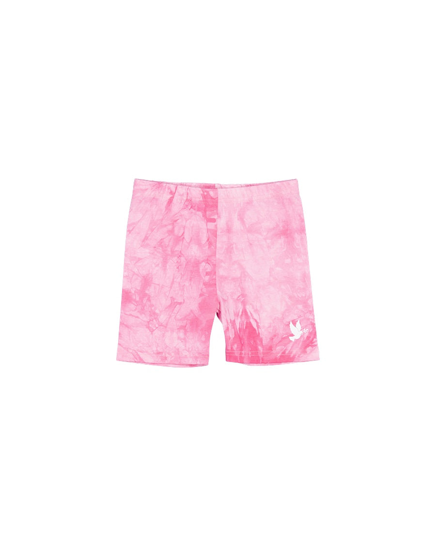 Radicool Bike Short In Tie Dye Pink