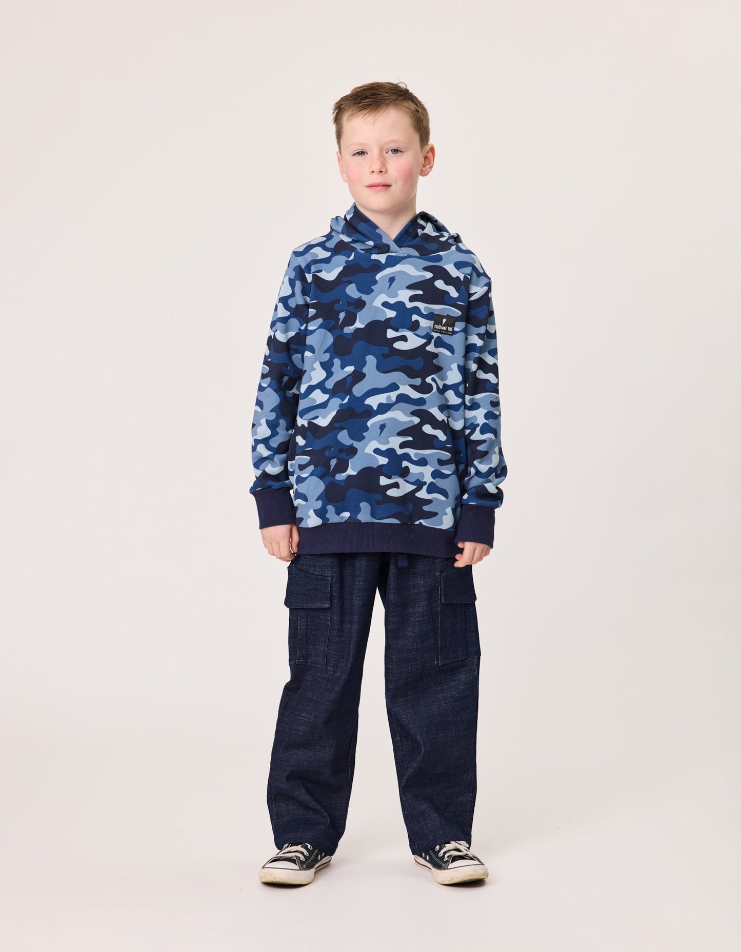 Radicool Blue Camo Hood