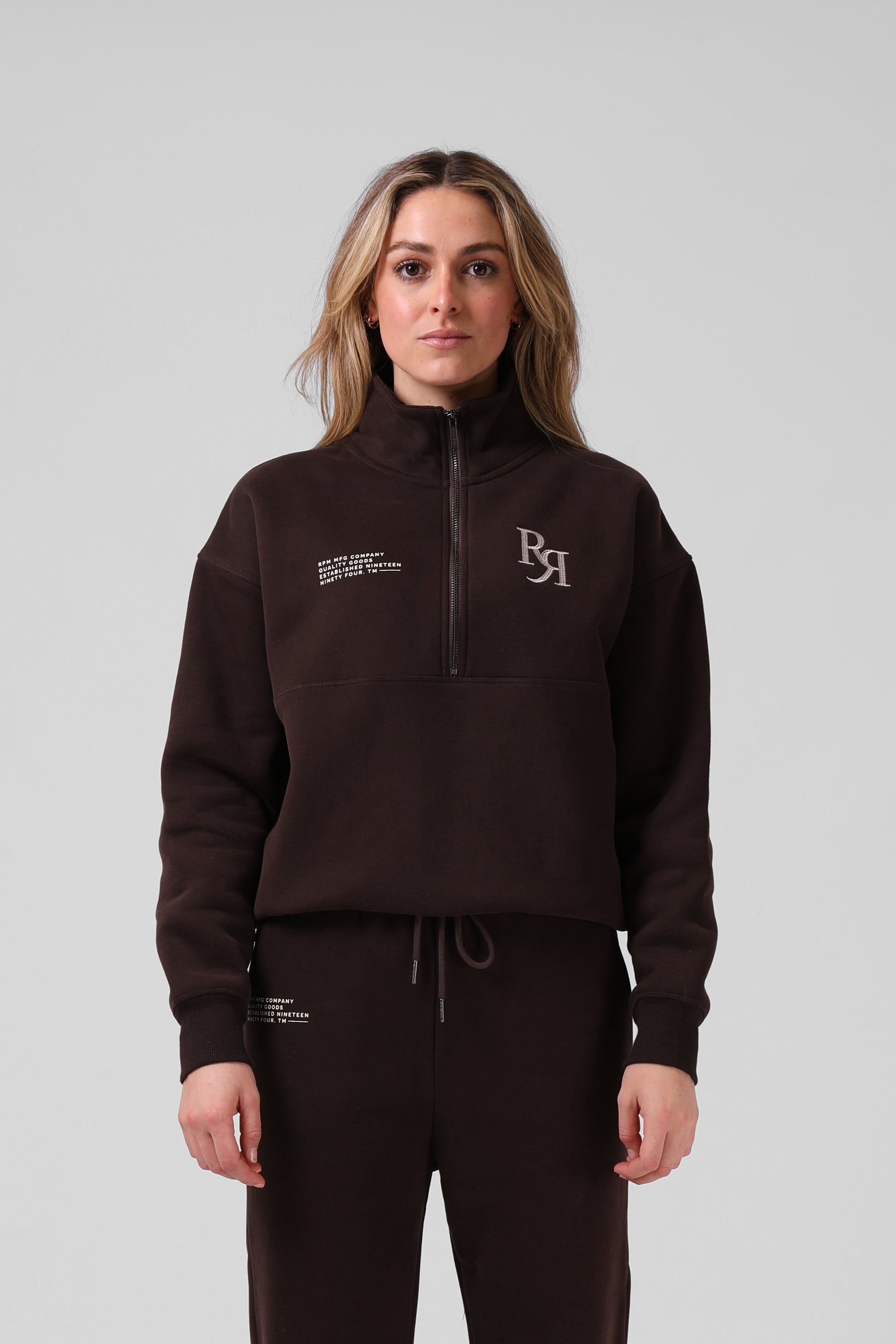 RPM W 1/4 ZIP SWEATER