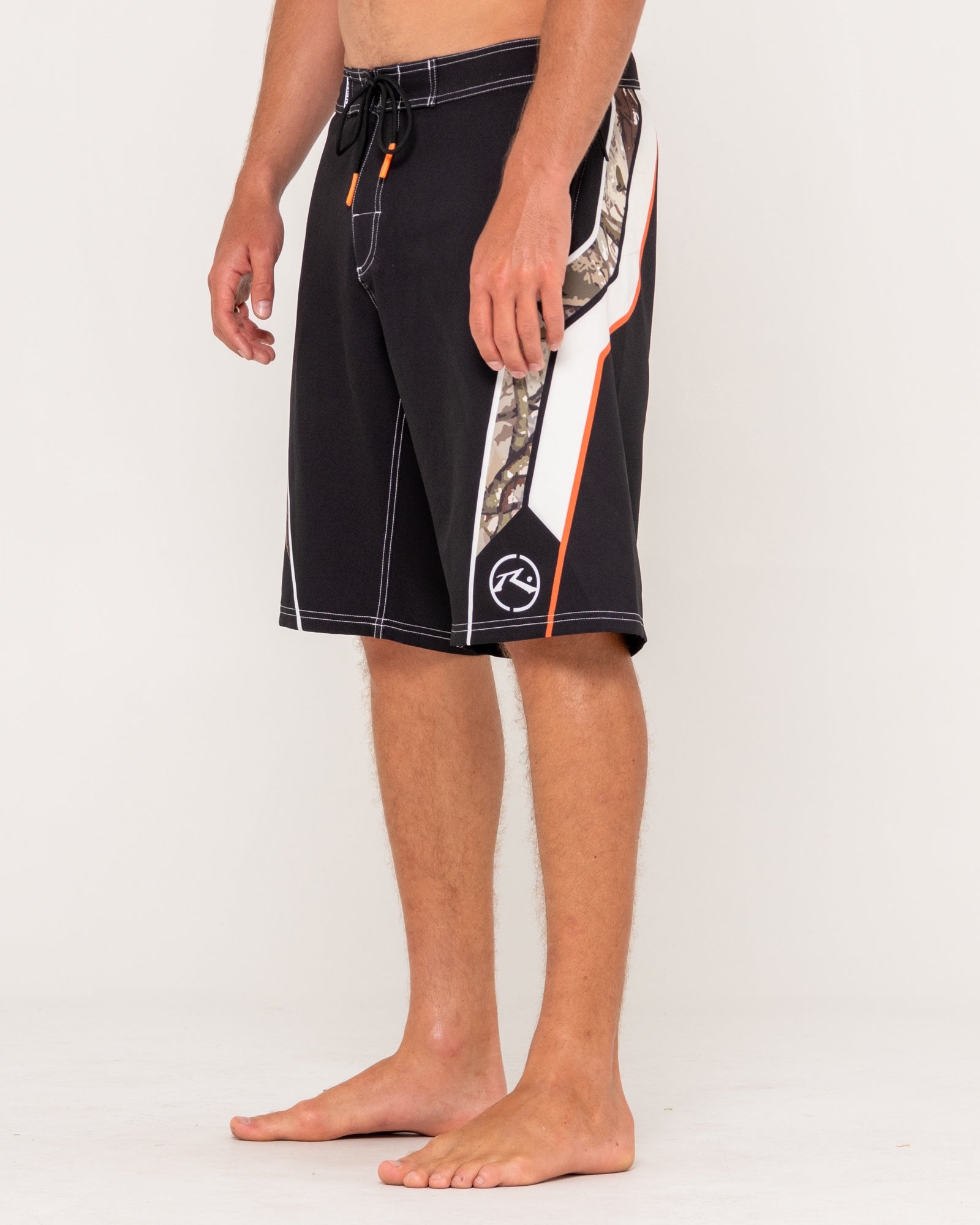 Rusty CHOPPER TREED FIXED WAIST BOARDSHORT