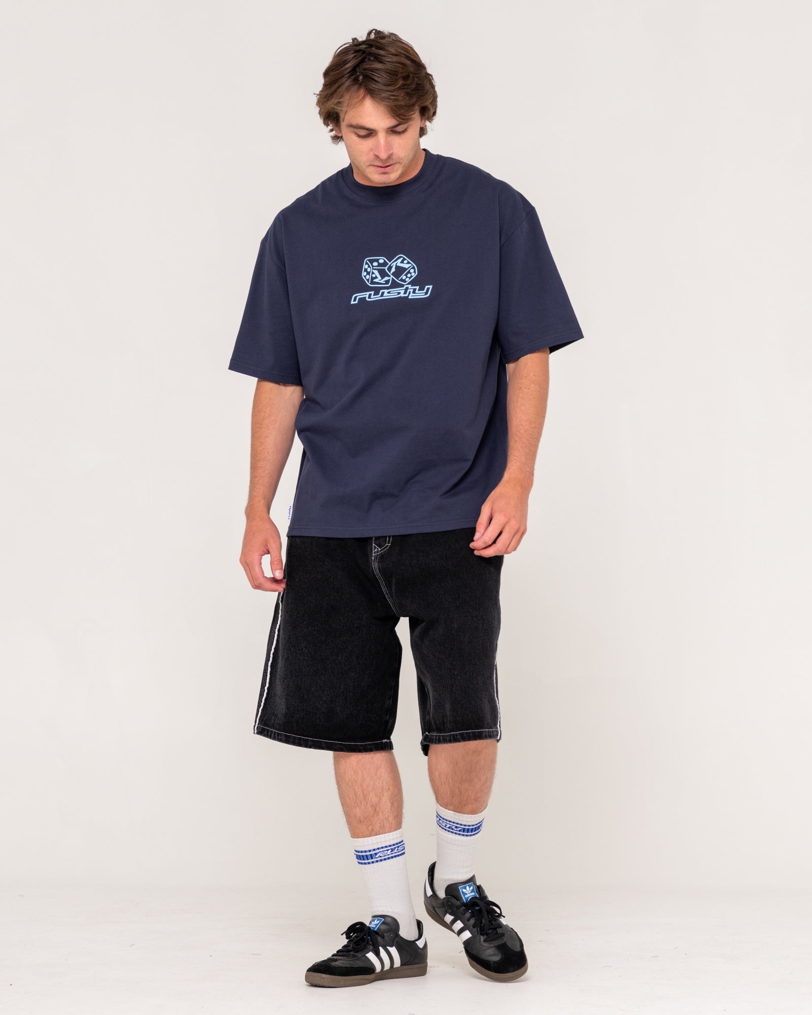 Rusty DOUBLE OR NOTHIN SHORT SLEEVE TEE