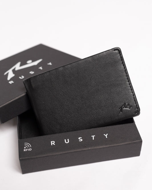 RUSTY BUSTED LEATHER WALLET
