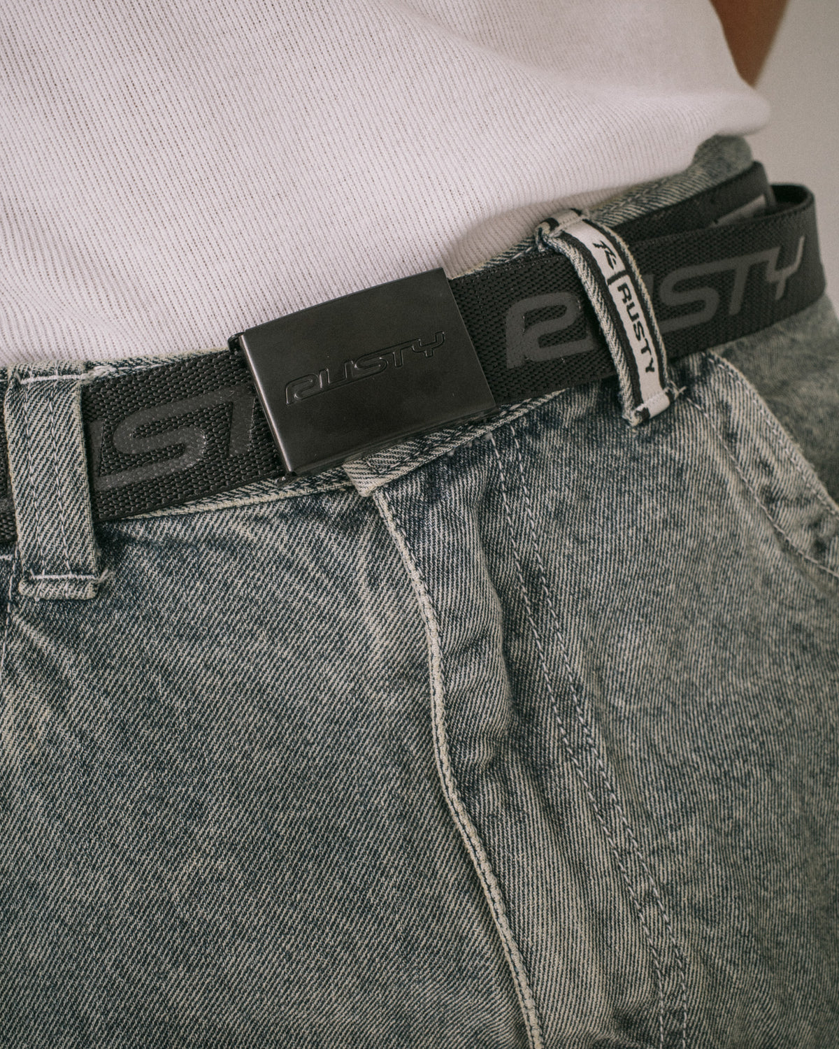 Rusty Flip Daddy Elastic Webbing Belt